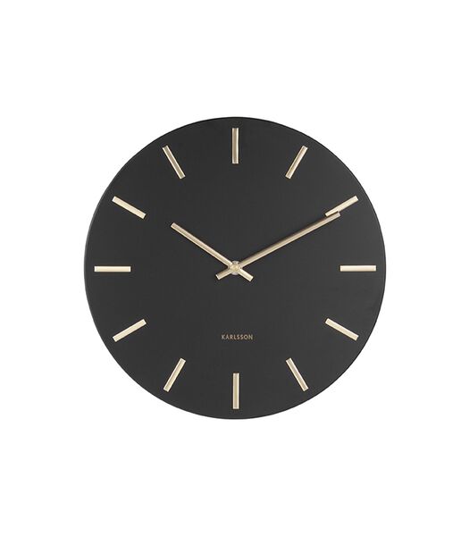 Horloge Murale Charm - Noir - Ø30cm