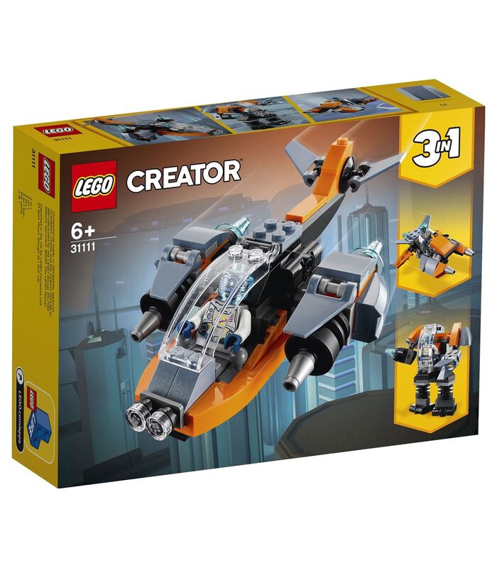 LEGO Creator 3-en-1 31111 Le Cyber Drone image number 2