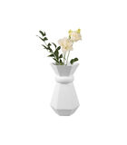 Vase déco Geo Queen - Blanc - Ø15cm image number 2