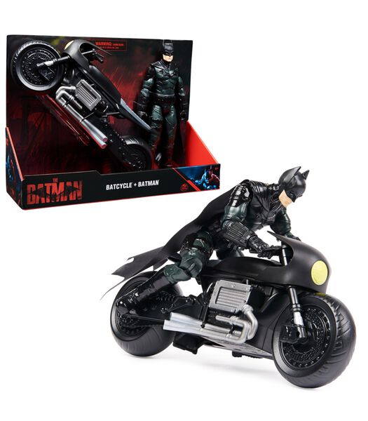 Dc Comics Batman Et Batcycle Speelset 30 Cm
