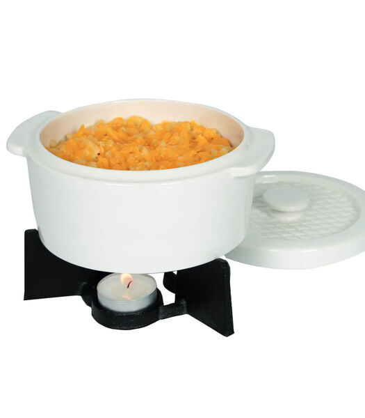 Cheese Baker L - Ovenschaal - Met onderstel en waxinelichtje