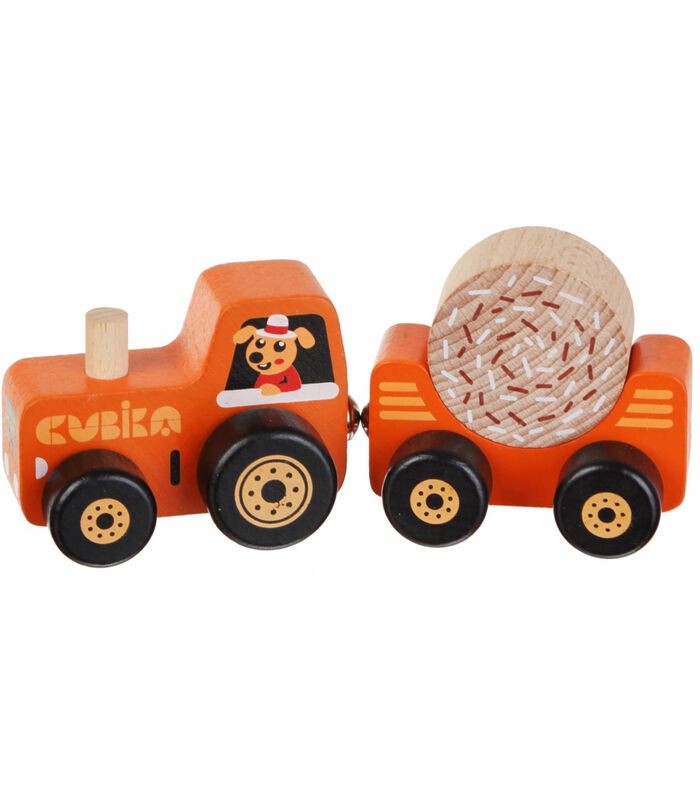 Wooden toy "Tractor" image number 0