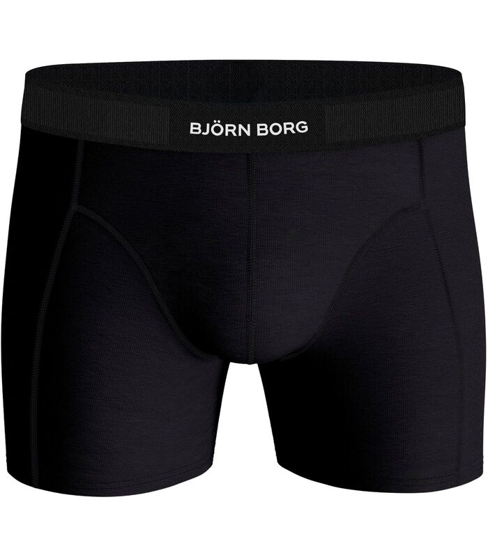 Bjorn Borg Boxers Lot de 2 Noir Solide image number 1