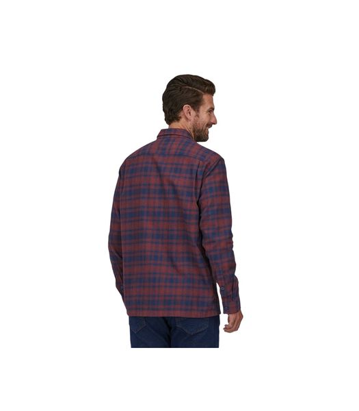 Chemise L/S Midweight Fjord Flannel Homme Connected Lines: Sequoia Red