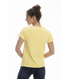 TINA - T-shirt katoen comfort v-hals image number 1