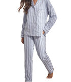 Pyjama's homewear broek shirt Stripes image number 2