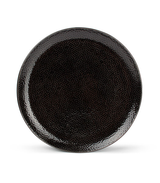 Assiette plate 26,5cm noir Mielo - (x4)