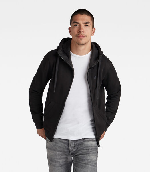 Hooded sweatshirt Premium Basic Zip