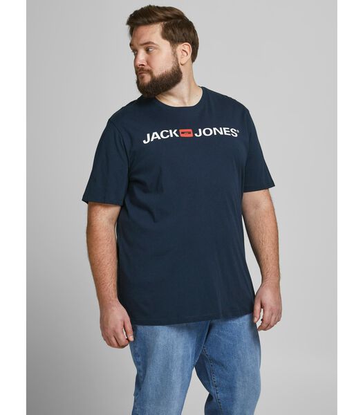 T-shirt grande taille col ras-du-cou ecorp logo
