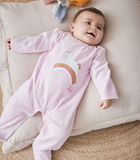 Pyjama dors-bien en velours lila image number 1