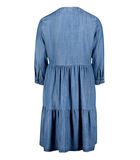 Robe casual d'aspect denim image number 3
