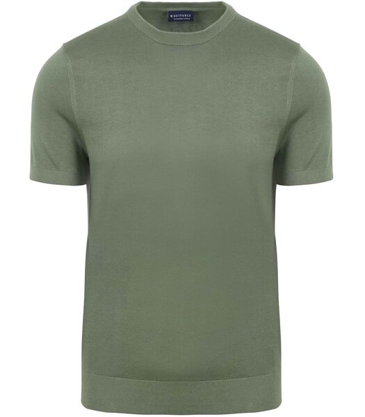 Suitable Knitted T-shirt Vert