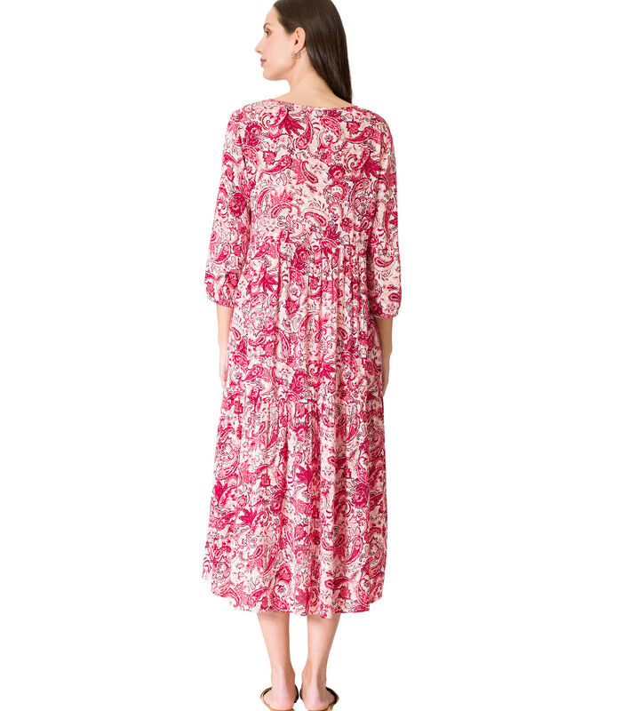 Midi-jurk met strepen image number 1