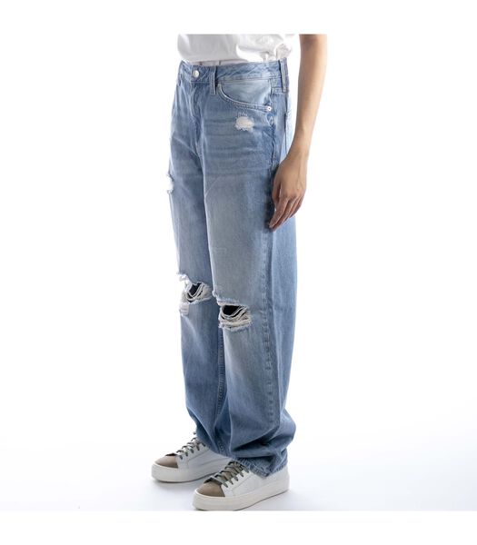 Jeans 90S Recht Blauw