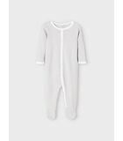 Baby romper 3-pack Nightsuit Alloy Bear image number 4