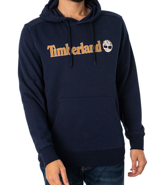 Lineaire Logo-Pullover-Hoodie