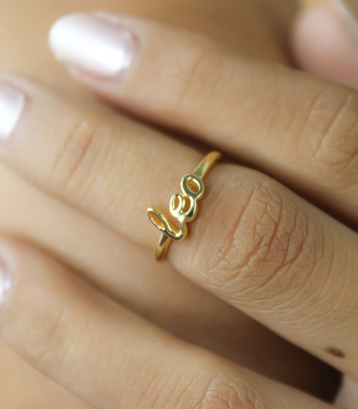 'Leo Zodiac' Ring image number 1
