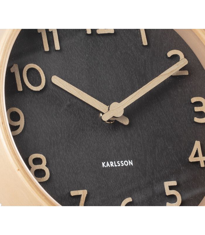 Horloge de table Pure - Noir - Ø18cm image number 3