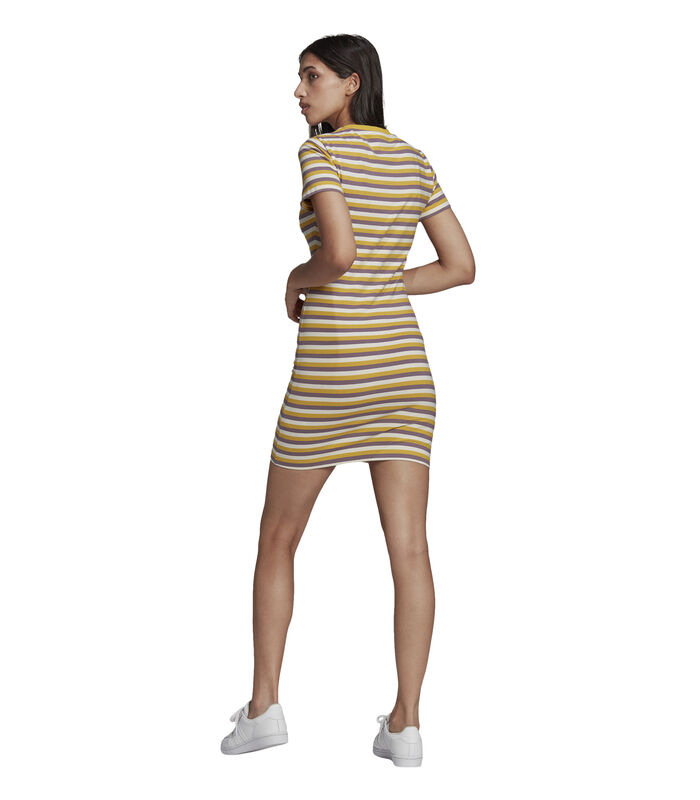 Dames jurk Striped image number 0