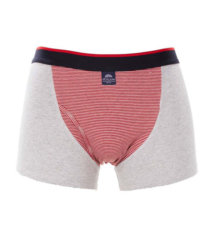 Mannen Jersey Boxer- Patch rood image number 0