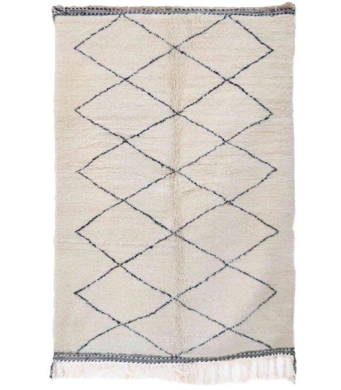 Marokkaans berber tapijt pure wol 158 x 256 cm image number 0