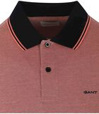 Shield Oxford Piqué Poloshirt Rood image number 2