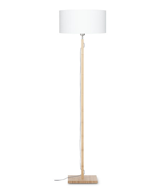 Vloerlamp Fuji - Wit/Bamboe - Ø47cm