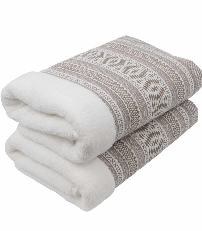 Handdoek in katoenen badstof image number 0