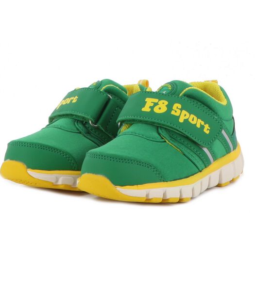 chaussures de garçons vertes et jaunes