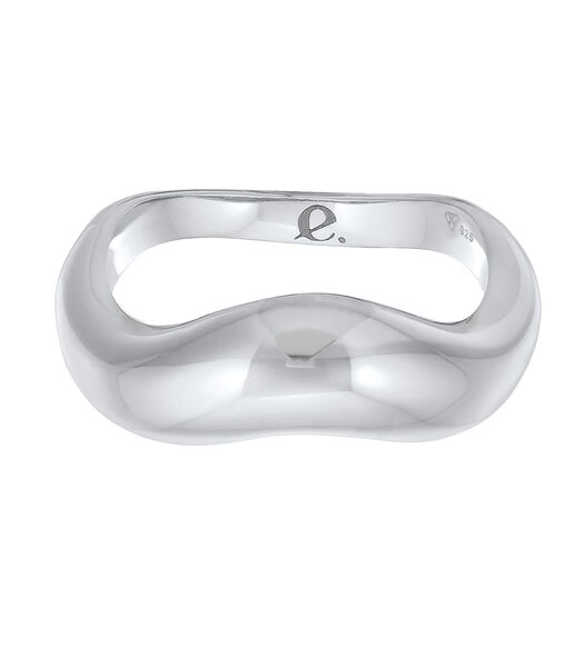 Ring Elli Premium Ring Dames Golven Trend Organiek In 925 Sterling Zilver