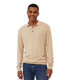 Riley Cotton/Cashmere Blend Knitted Polo image number 0