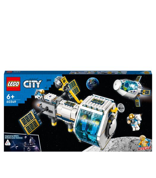 City Ruimtestation op de maan bouwbare modelbouwset (60349)