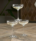 champagnecoupe, champagneglas - With Love Coupe - Transparant - 400 ml image number 1