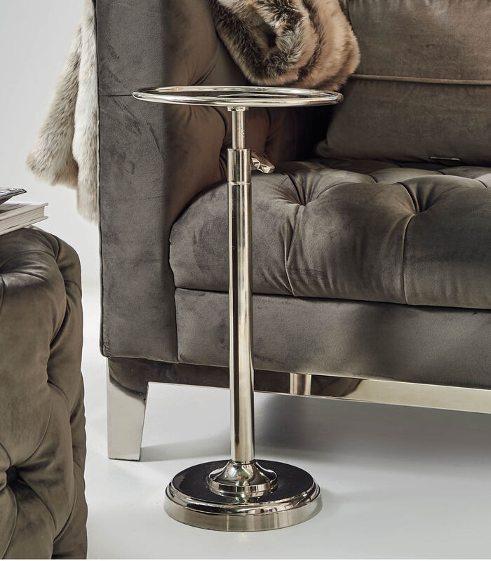 Bijzettafel Verstelbaar - Venice Adjustable Sofa Table M - Zilver image number 1