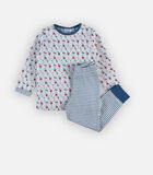 Jersey 2-delige pyjama, grijs en donkerblauw image number 0
