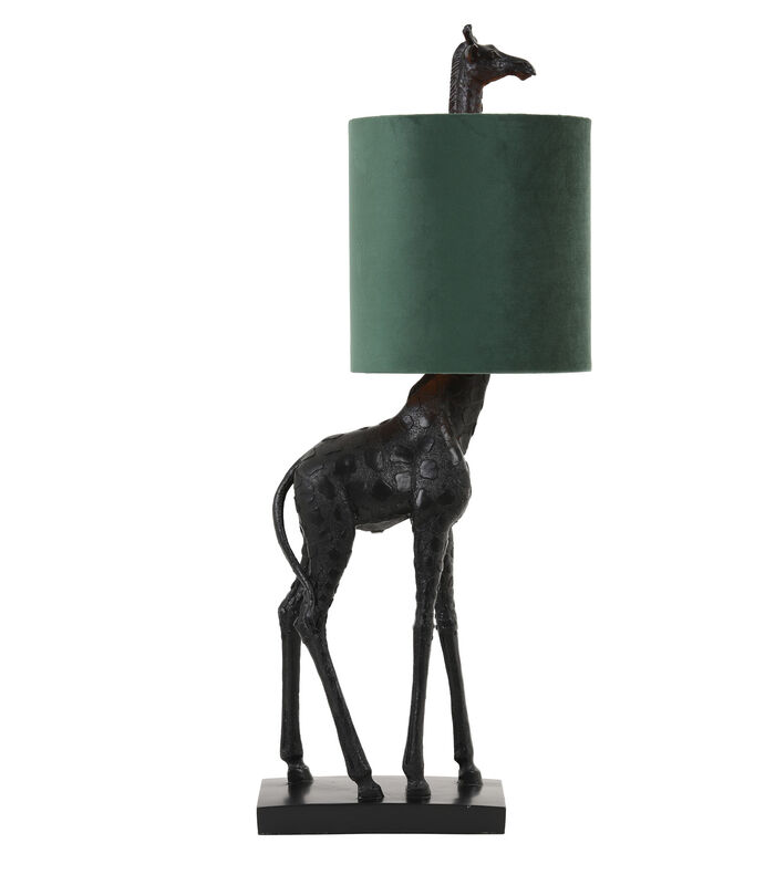 Lampe de table Girafe - Noir/Vert - 28x20x68 cm image number 1