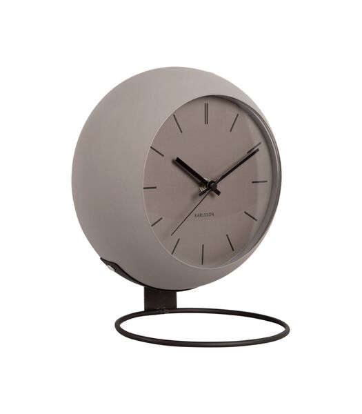 Horloge de table Nirvana Globe - Gris foncé - Ø21cm