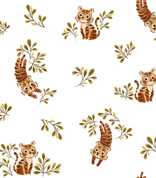 Papier peint petit tigre Felidae, Lilipinso