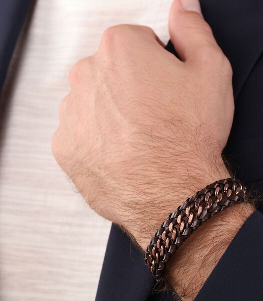 Bracelet pour hommes, acier inoxydable