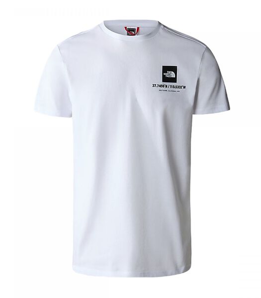 The North Face Coordinates S/S Tee Wht NF0A826XFN4