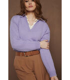 pull polo lilas image number 0