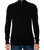 Sweater ESSENTIAL EMB KNIT HENLEY image number 1