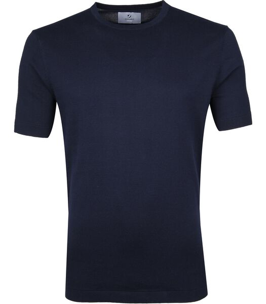 Prestige T-shirt Knitted Navy
