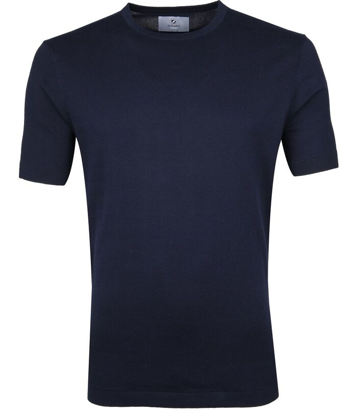 Prestige T-shirt Knitted Navy image number 0