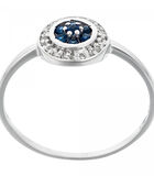 Ring "Bouclier Saphir" Wit Goud en Diamanten image number 2