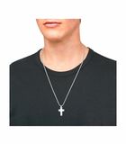 Chaîne avec pendentif pour hommes, acier inoxydable | croix image number 3