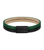 Bracelet cuir vert et noir 2040074 image number 0