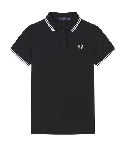 Polo Fred Perry Twin Tipped Zwart