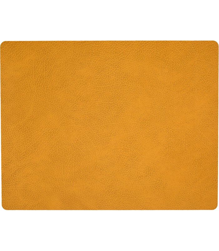 Placemat Hippo - Leer - Curry - 45 x 35 cm image number 1