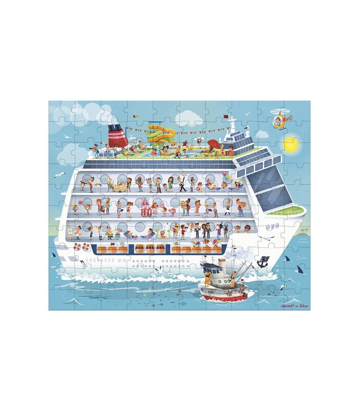 2 puzzels Cruiseschip - 100+200 stukjes image number 3